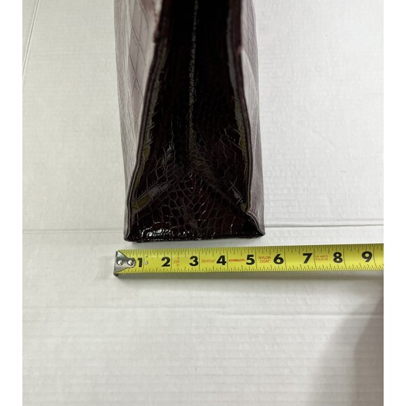 Jessica Simpson Dark Red Faux Snake Skin Tote - Picture 15 of 16